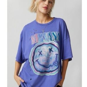 Urban Outfitters Purple Graphic Tee